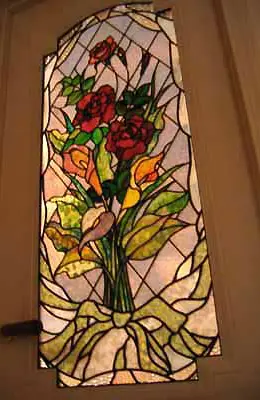 ステンドグラスの製作画像