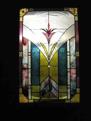 ステンドグラスの製作画像