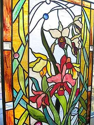 ステンドグラスの製作画像