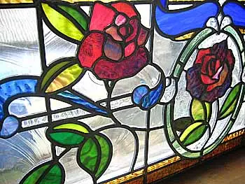ステンドグラスの製作画像