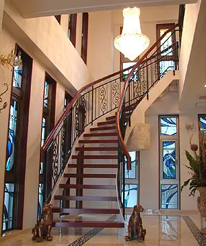 ステンドグラスの製作画像