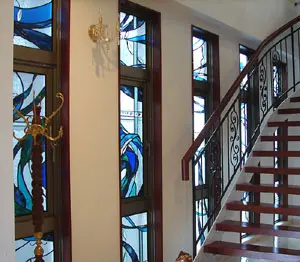 ステンドグラスの製作画像