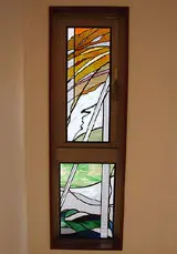 ステンドグラスの製作画像