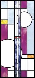 ステンドグラスのデザイン画