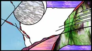 ステンドグラスのデザイン画