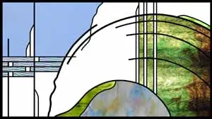 ステンドグラスのデザイン画