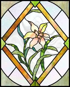 ステンドグラスのデザイン画