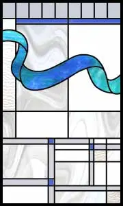 ステンドグラスのデザイン画