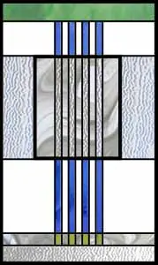 ステンドグラスのデザイン画