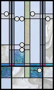 ステンドグラスのデザイン画