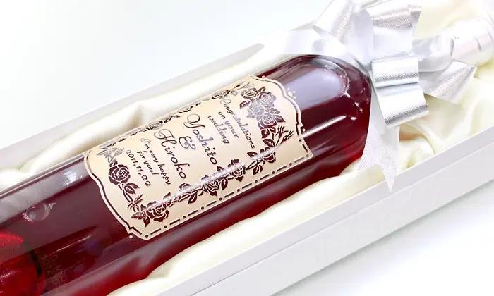 ワイン彫刻ボトル