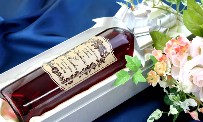 ワイン彫刻ボトル