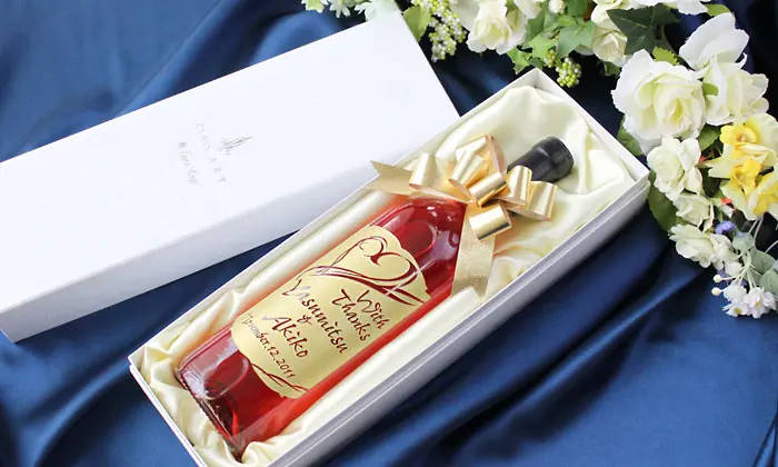 ワイン彫刻ボトル