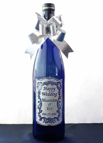 ワイン彫刻ボトル