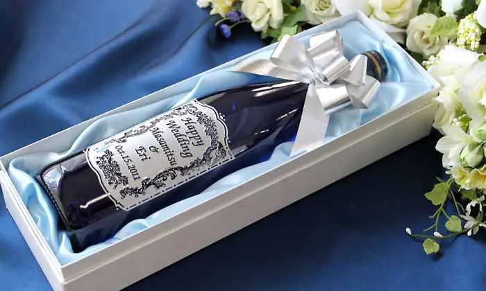 ワイン彫刻ボトル