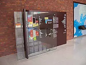 大和ミュージアムのミュージアム内案内板