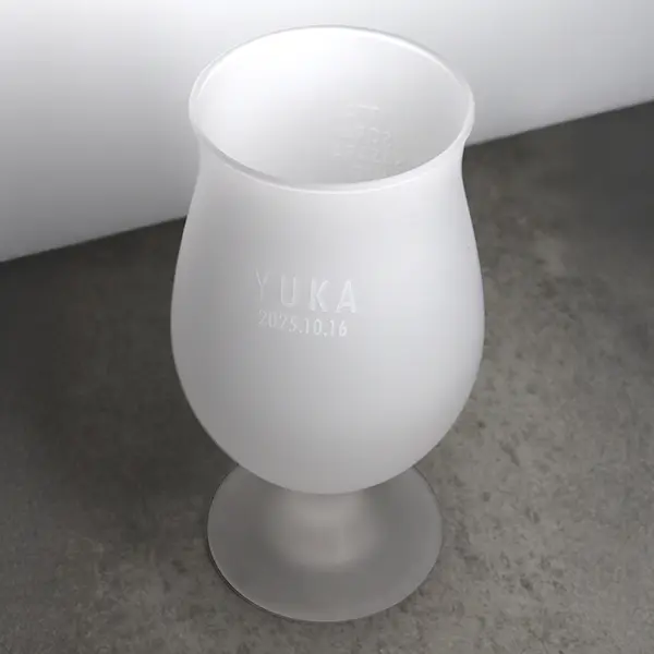 泡立つビヤグラス タンブラー製作事例