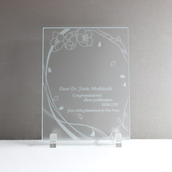 彫刻入りのマウスパッド製作事例