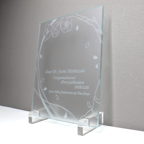 彫刻入りのマウスパッド製作事例