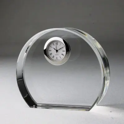 クリスタルガラス製の時計