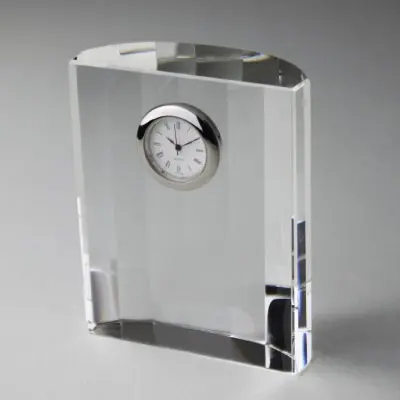 クリスタルガラス製の時計