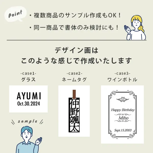 デザイン画はこのように作成します。