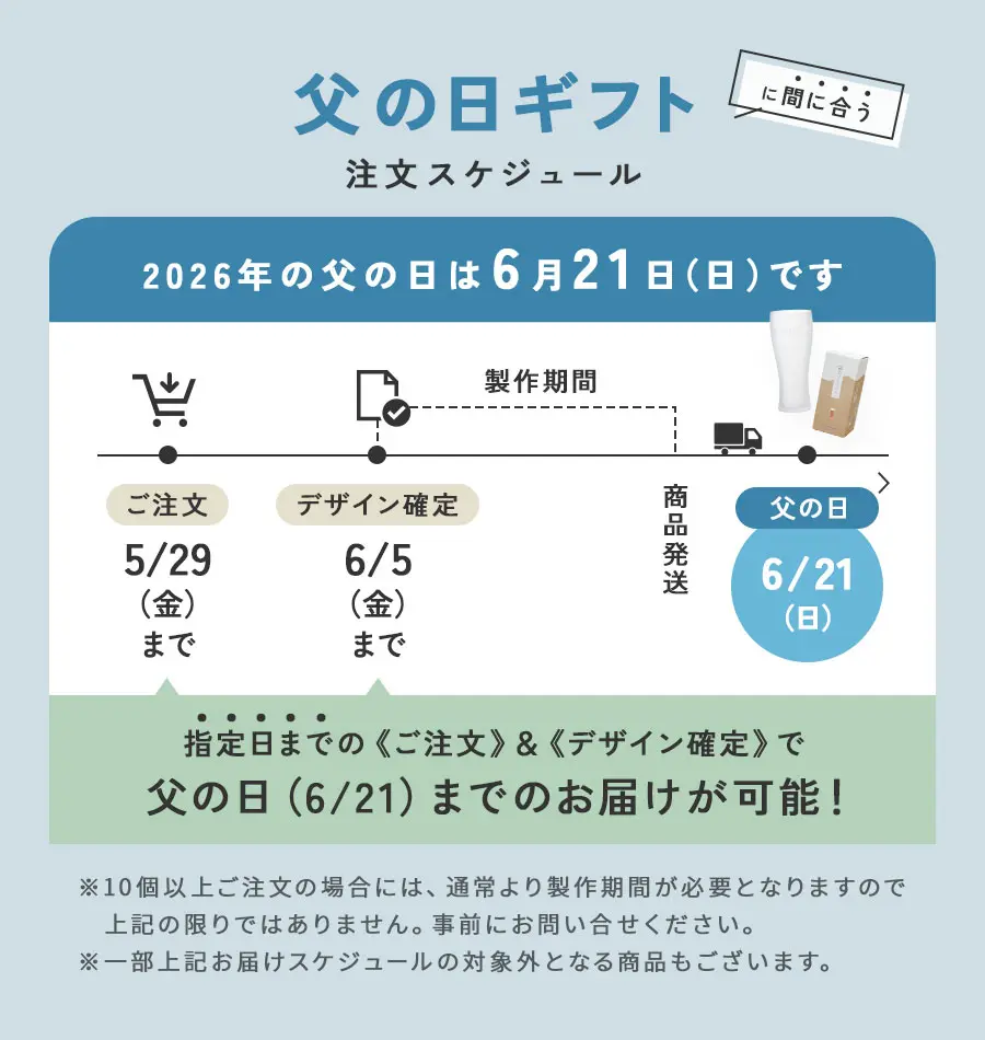 2026年の父の日は6月21日（日）です。